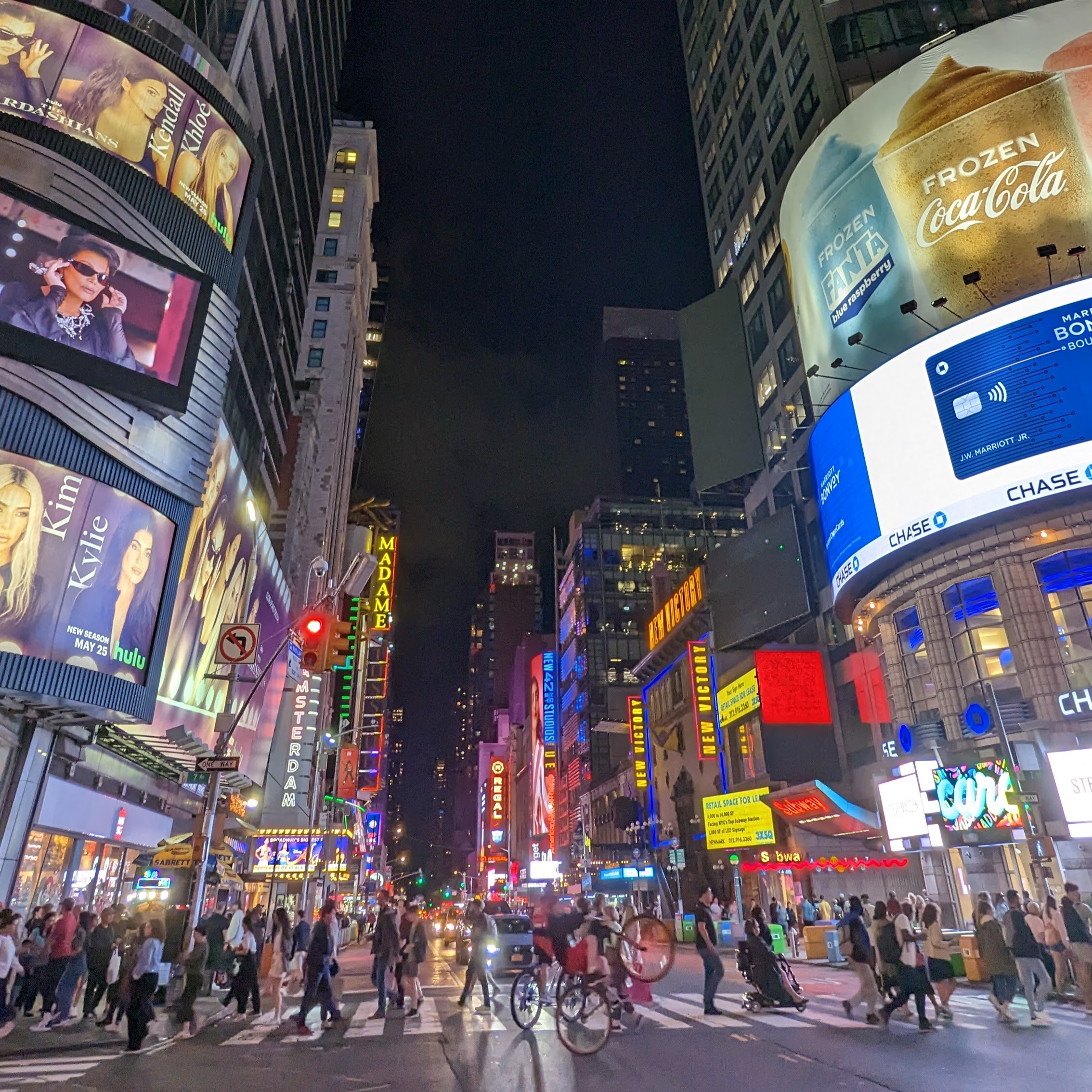 Times Square at night